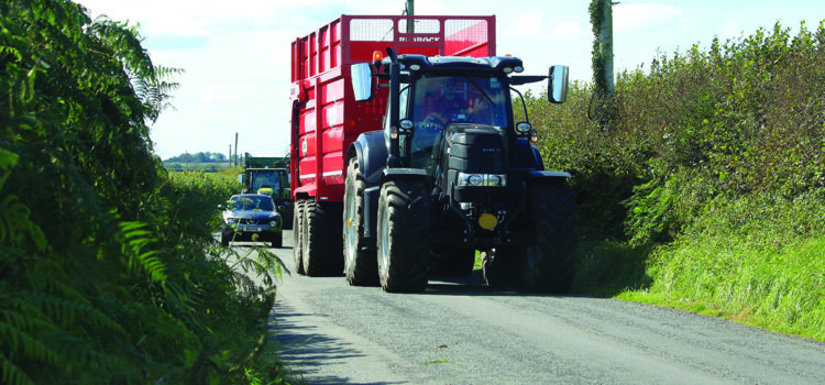 Harvest traffic sparks rural road warning