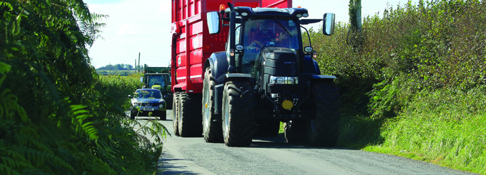 Harvest traffic sparks rural road warning