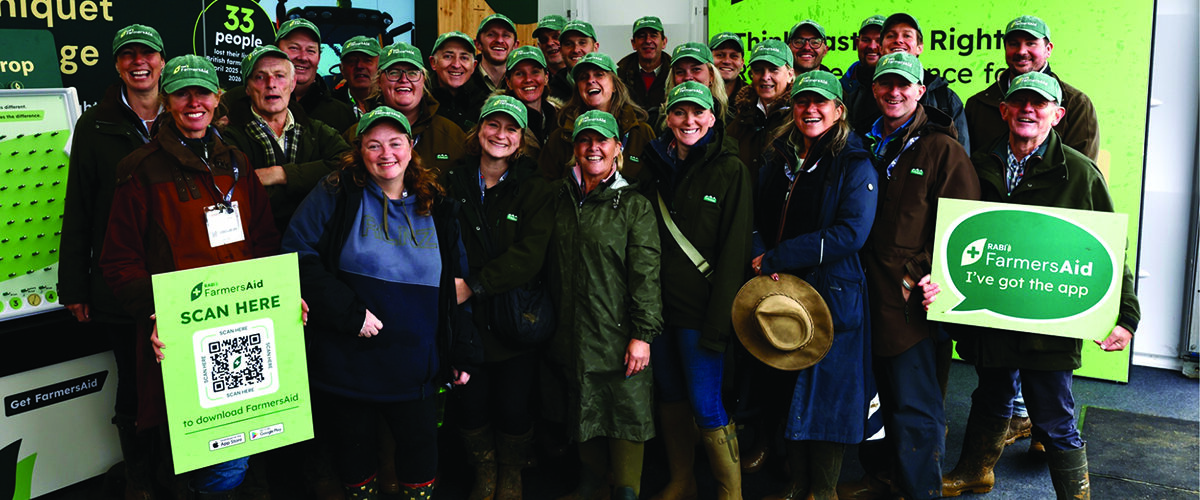 Hawkstone Farmers Choir at the RABI stand at Cereals
